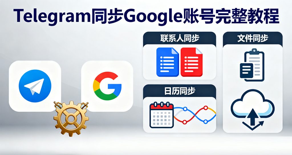 Telegram 同步 Google 账号完整教程：联系人 / 日历 / 文件无缝对接，效率翻倍！